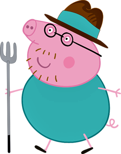 Résultats De Recherche D'images Pour « Personagens - Daddy Pig Hd (404x512)