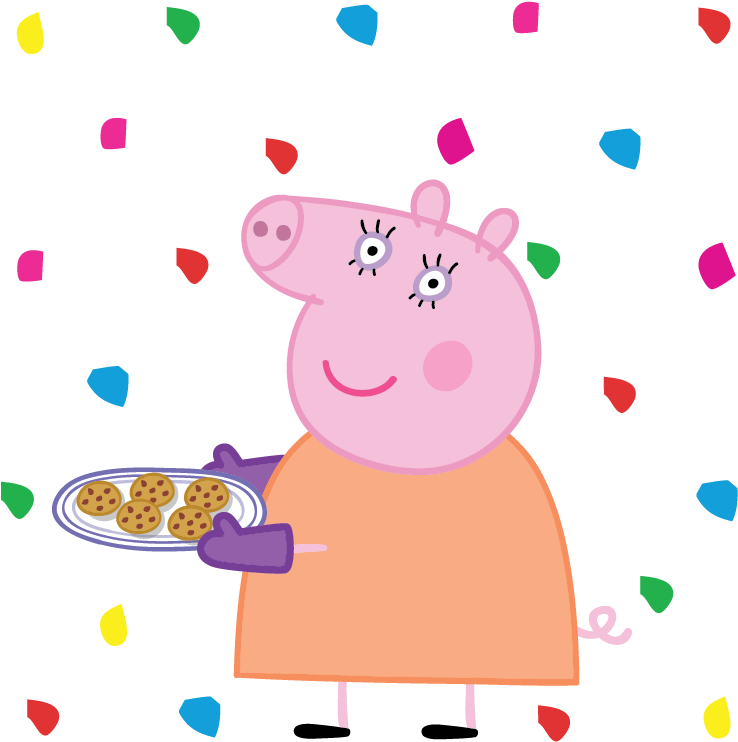 Mummy Pig Daddy Pig George Pig Granny Pig - Auntie Pig Peppa Pig (796x766)