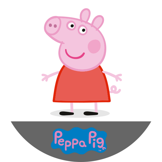 Peppa Pig - Peppa Pig Stand Up (550x550)