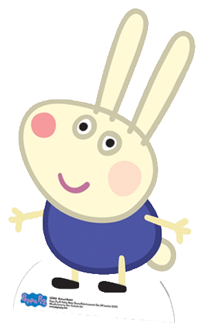 Richard Rabbit Cardboard Cutout - Peppa Pig Richard Rabbit (302x477)