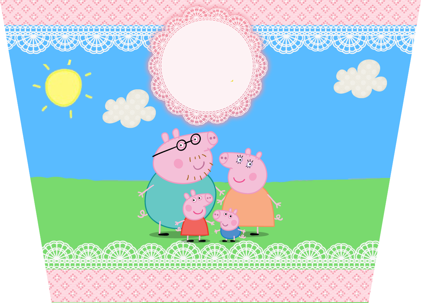 Daddy Pig Mummy Pig Party Paper Convite - Daddy Pig Mummy Pig Party Paper Convite (1474x1062)