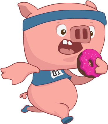 The "pig Run Of Lake Nona" Is A 5k Run With A Very - Pig Run (378x427)