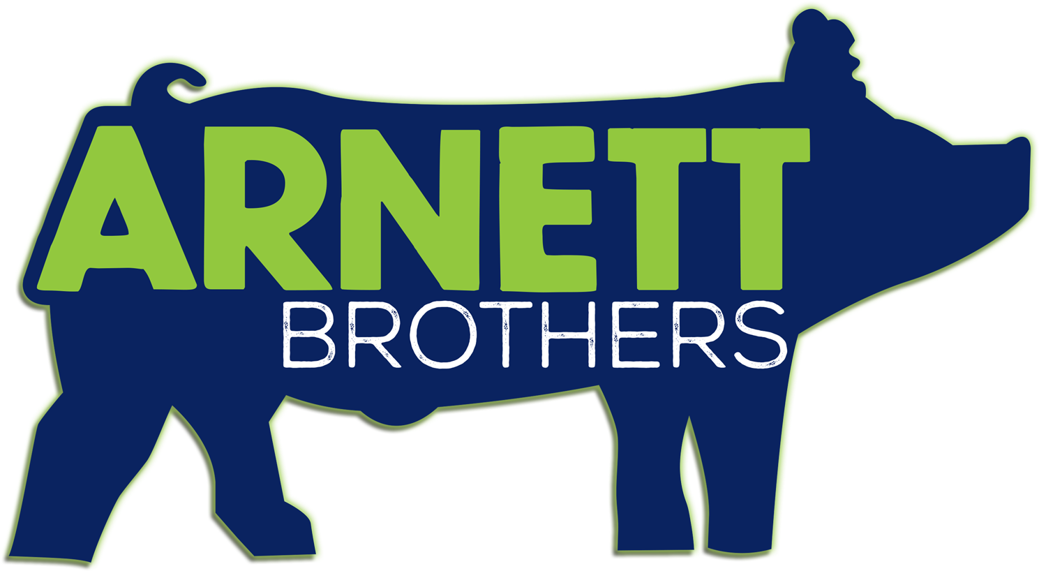 Arnett Brothers - Show Pig Logo Design (1500x829)
