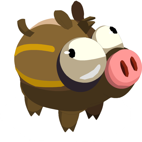 Young Wild Boar - Wildboar Png (500x500)