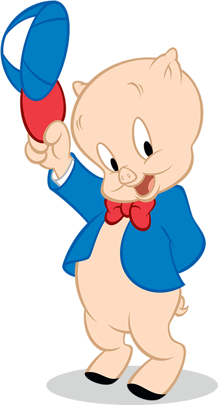 Porky Pig Thats All Folks Png (565x803)