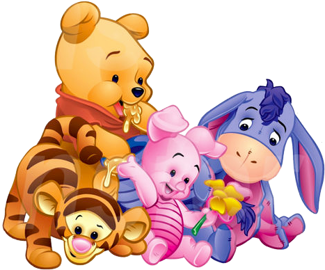 Affordable Winnie The Pooh Png Photo With Winnie Pooh - Winnie The Pooh Baby Png (482x395)