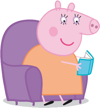 Peppa Pig - Mummy Pig From Peppa Pig (423x381)