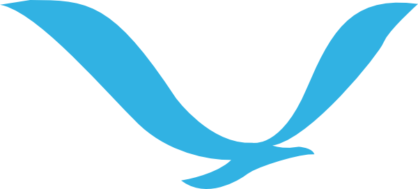 Noaa Bird Clipart - Flying Bird Logo Png (600x271)