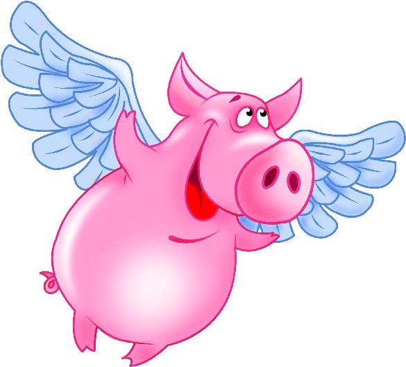 Cute Cartoon Pigs Funny Animal Clip Art Images - Pig (600x600)