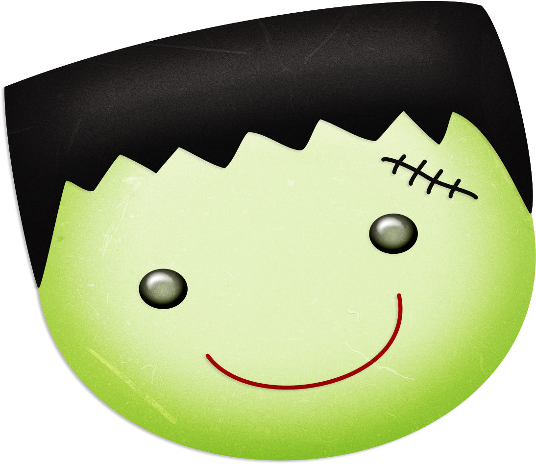 Halloween Animals Clipart - Smiley (1124x977)