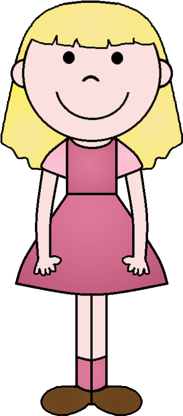 Goldilocks & The Three Bears - Goldilocks Clipart (402x850)