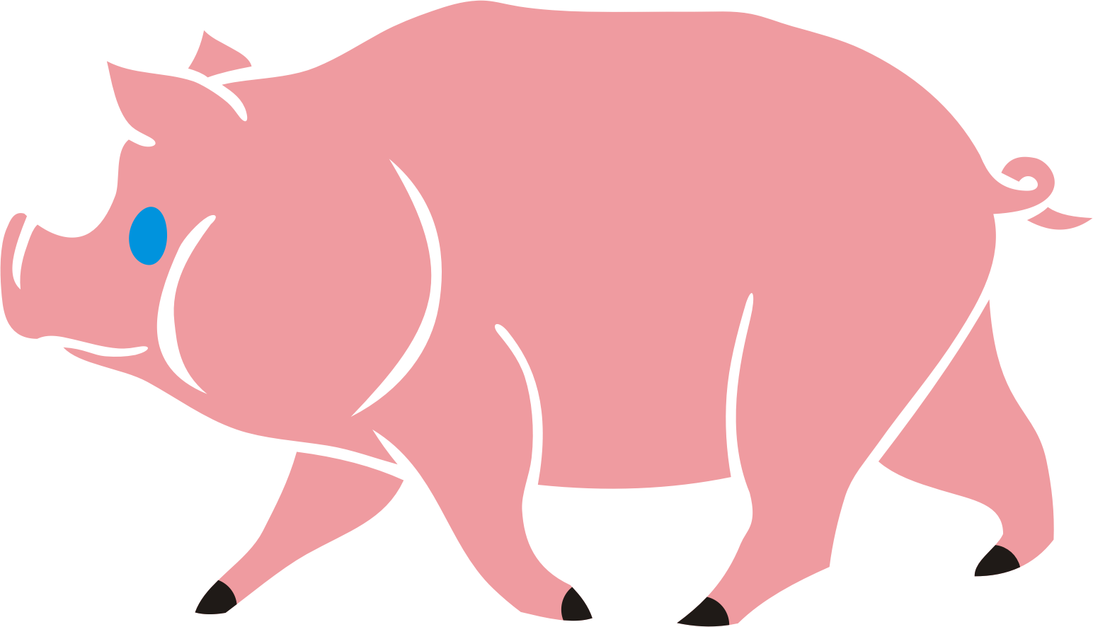 Pig - Pig With No Background (1544x886)