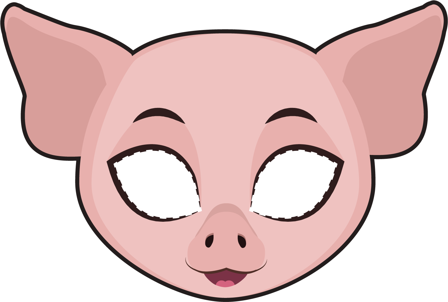 Pekingese Whiskers Domestic Pig Snout Clip Art - Pekingese Whiskers Domestic Pig Snout Clip Art (1600x1600)