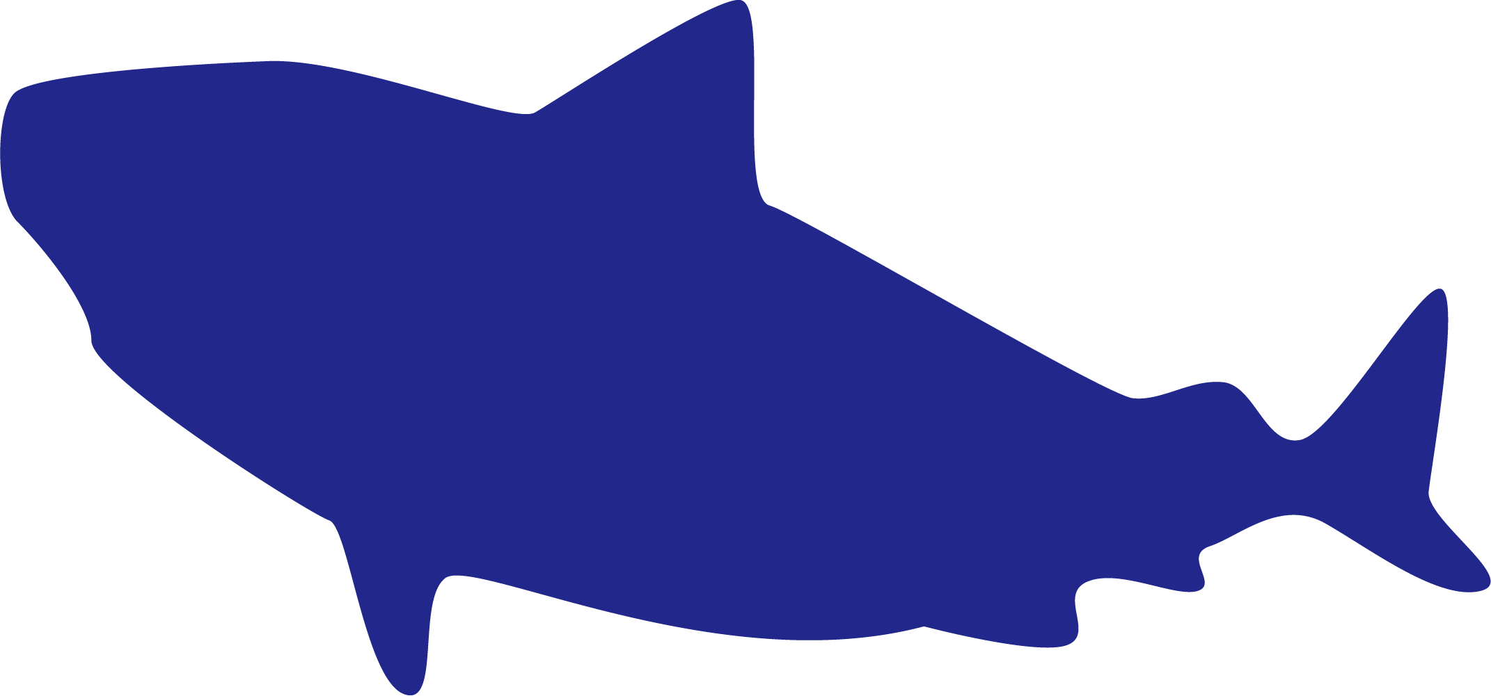 Dog Shark Snout Clip Art - Swimming (2142x1001)