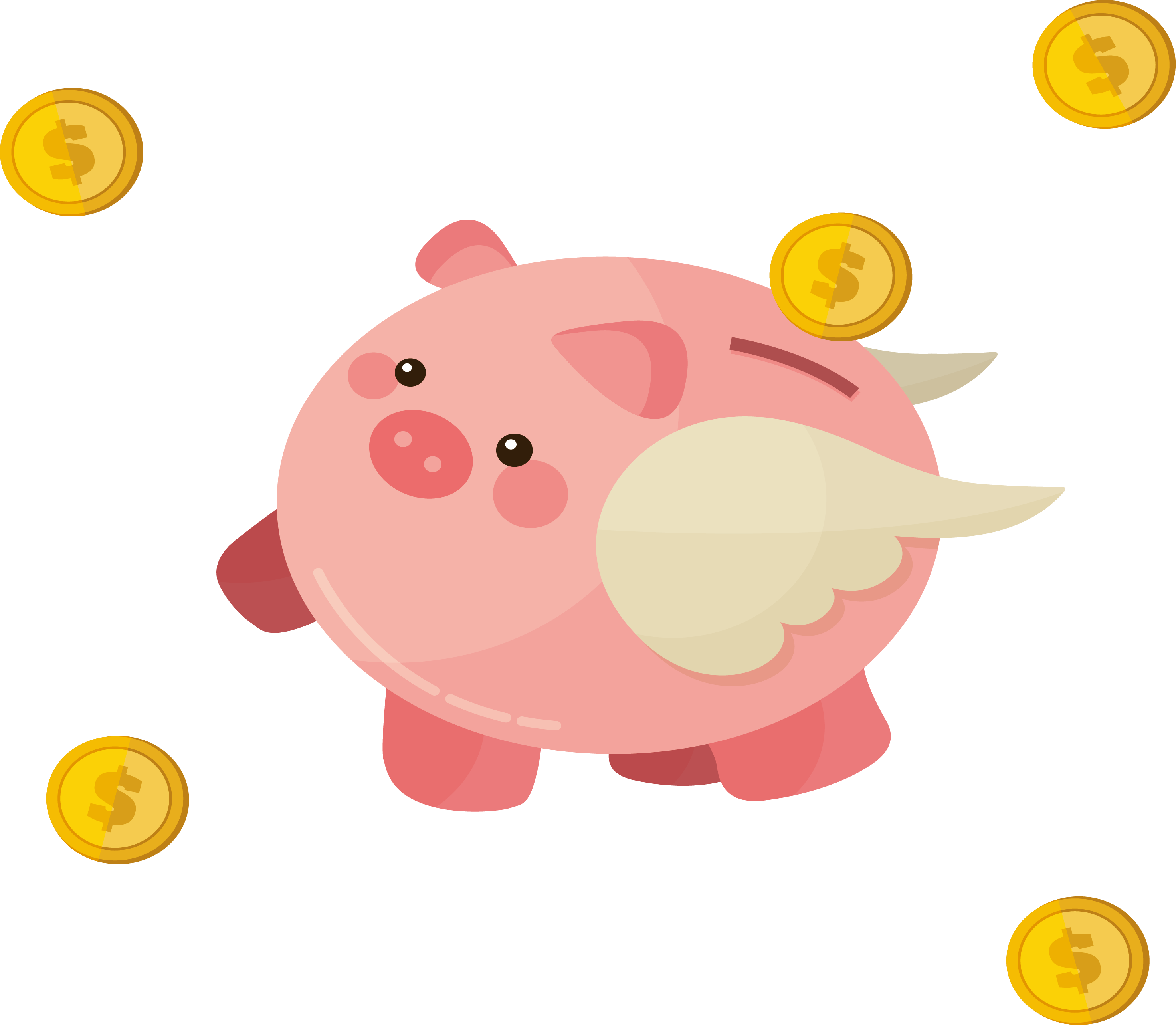 Domestic Pig Clip Art - Domestic Pig Clip Art (2946x2567)