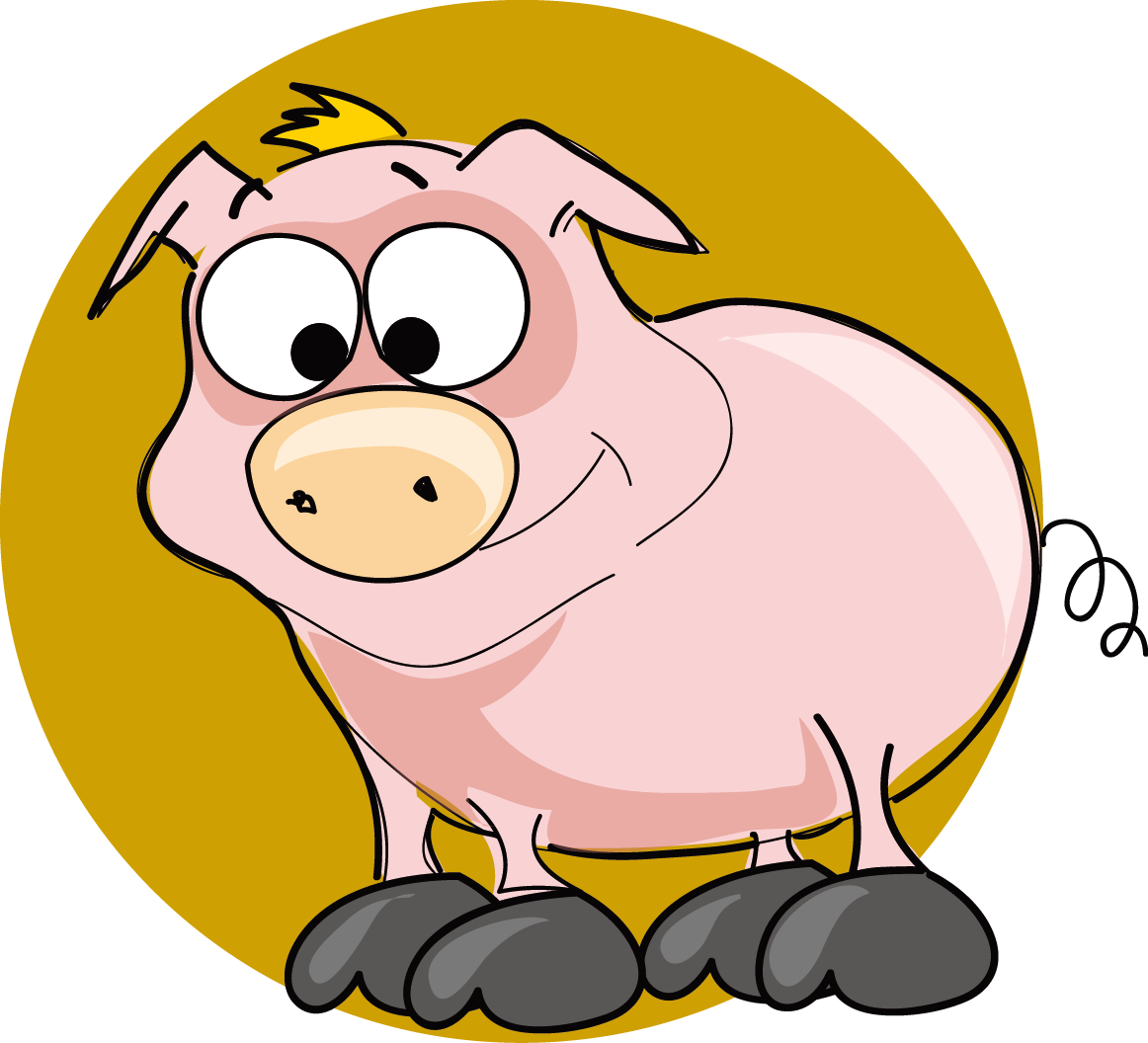 Domestic Pig Comics Clip Art - Domestic Pig Comics Clip Art (1162x1056)