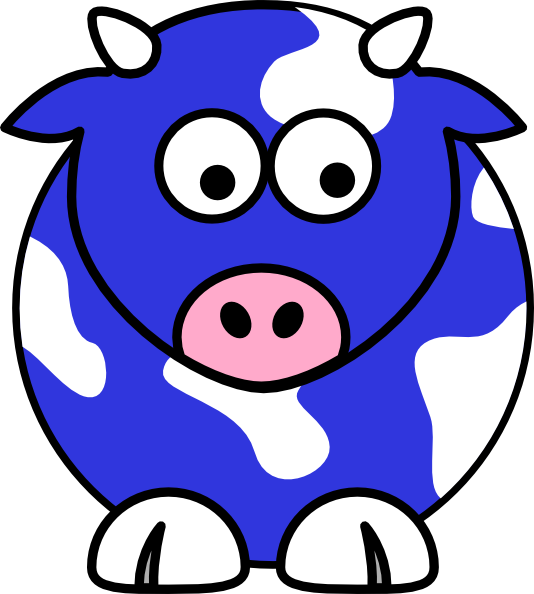 Lue Cow Clip Art - Purple Cow: Transform Your Business By Being Remarkable (534x594)