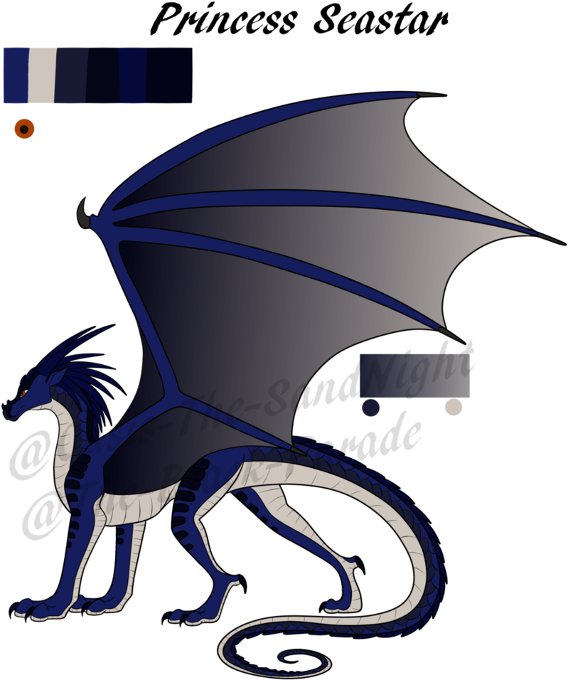 Princess Seastar By Oasis The Sandnight - Dragon (818x977)