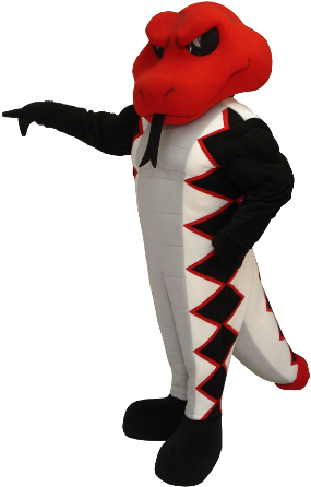 Here's The Diamondback Mascot For Desert Oasis High - Desert Oasis High School Mascot (300x469)