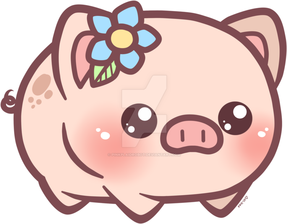 Pato - Kawaii Pig (998x801)