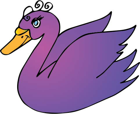 Purple Swan-very Rare Bird Whose Magic Feathers We - Purple Swan-very Rare Bird Whose Magic Feathers We (482x395)