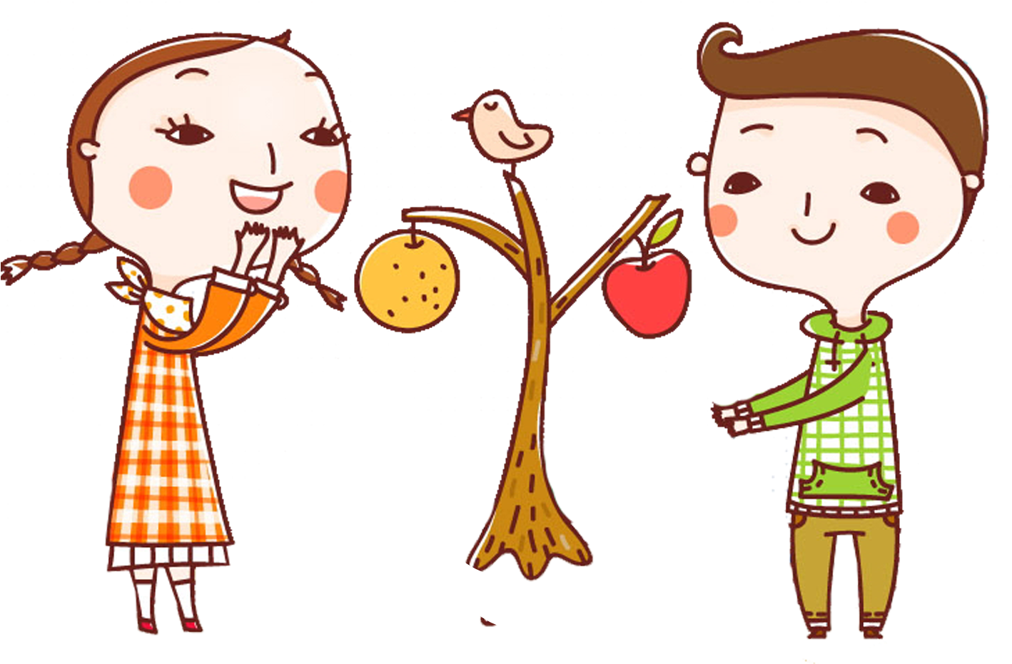 Bird In The Tree Cartoon - Bird In The Tree Cartoon (1417x1134)