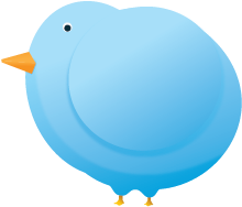 Free Vector Free Twitter Birds Icons Vector - Duck (355x351)