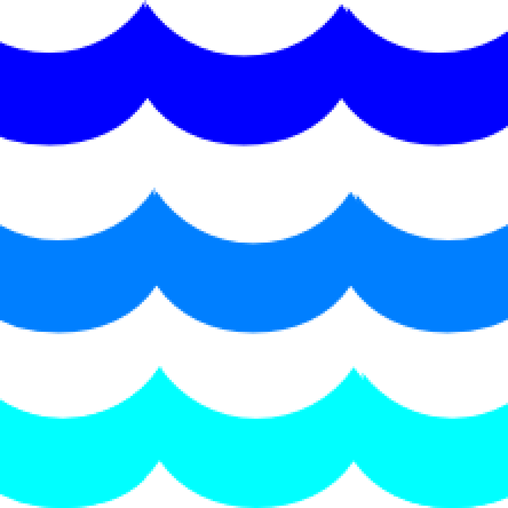 Waves Images Clip Art Ocean Waves Clipart Clipart Panda - สัญลักษณ์ แม่น้ำ Png (1024x1024)