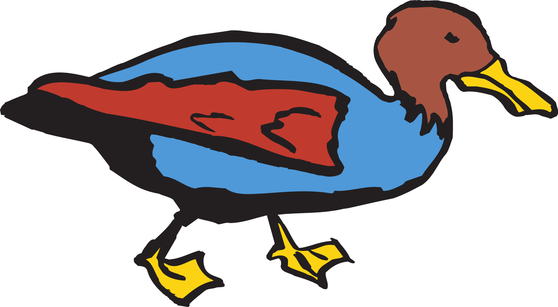 Duck Bird Mallard Clip Art - Duck Bird Mallard Clip Art (1920x1057)