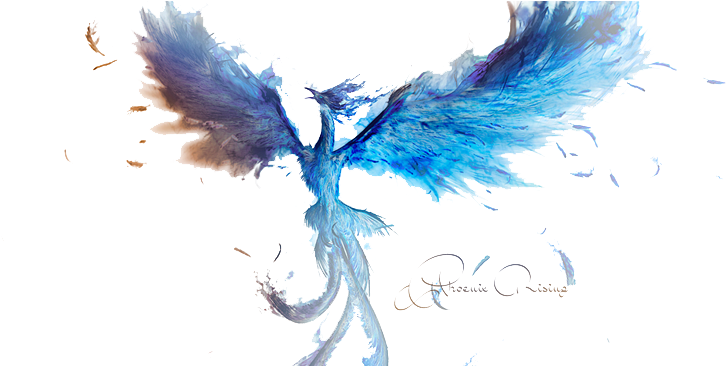 Blue Phoenix Png Free Download - Blue Phoenix Png (830x365)