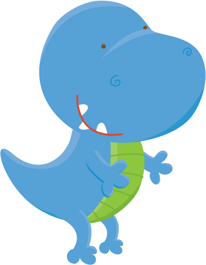 Say Hello - Baby Dinosaur 2d Clipart (722x900)