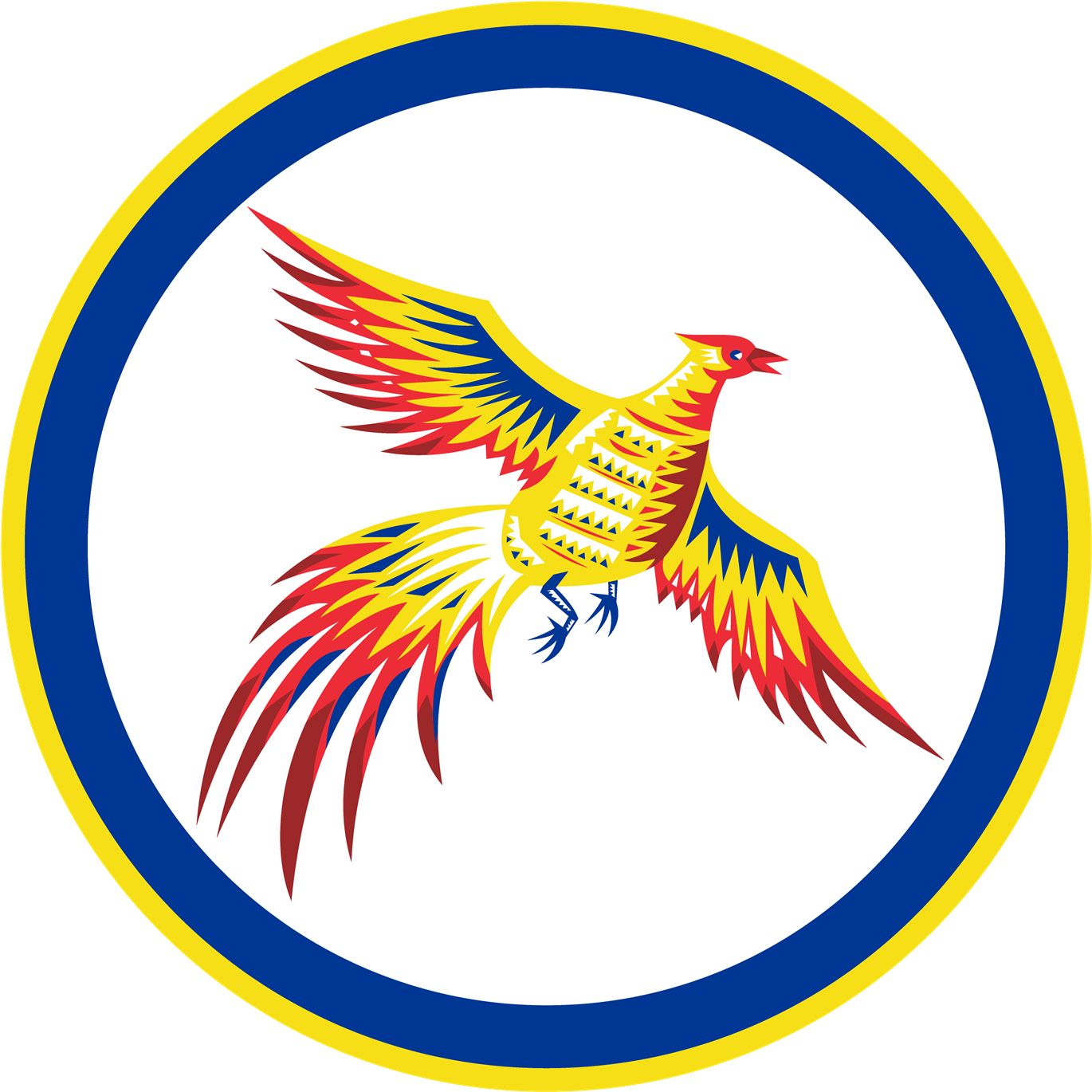 Pheasant Bird Fowl Flying Retro Messenger Bag (2200x2200)