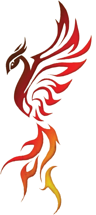 Color Phoenix Trimmed And Black - Does A Phoenix Represent (372x727)