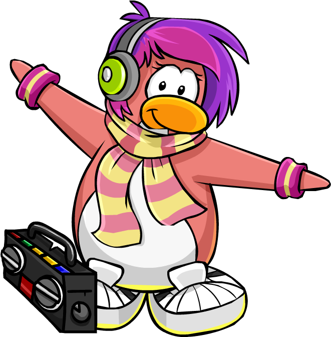 Cadence's Boombox - Club Penguin Cadence Gif (720x720)