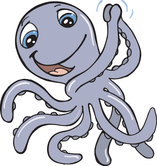 What Do You Know About Life In The Ocean Your Knowledge - Octopus Painting For Kids (524x554)