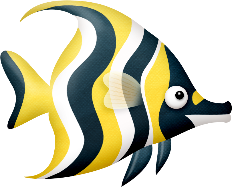 ○•‿✿⁀ocean Safari‿✿⁀•○ - Sea Fish Clipart (840x750)