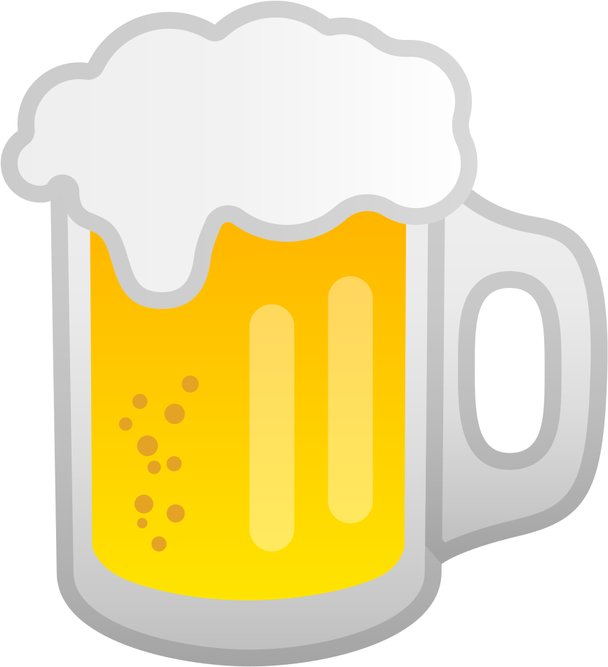 Beer Mug Icon - Google Bier Emoji (1024x1024)