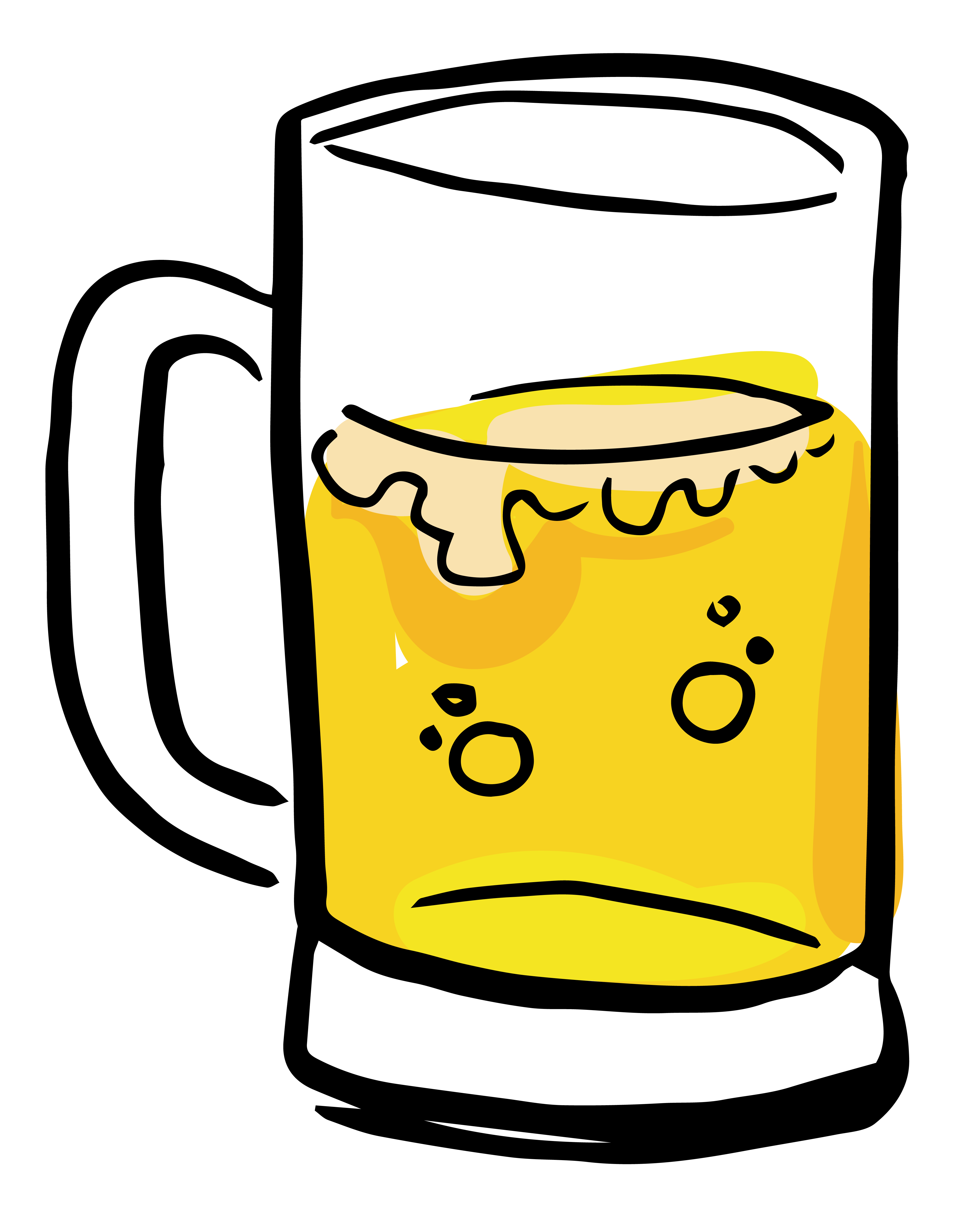 Beer Glassware Drawing Clip Art - Beer Glassware (4050x5026)