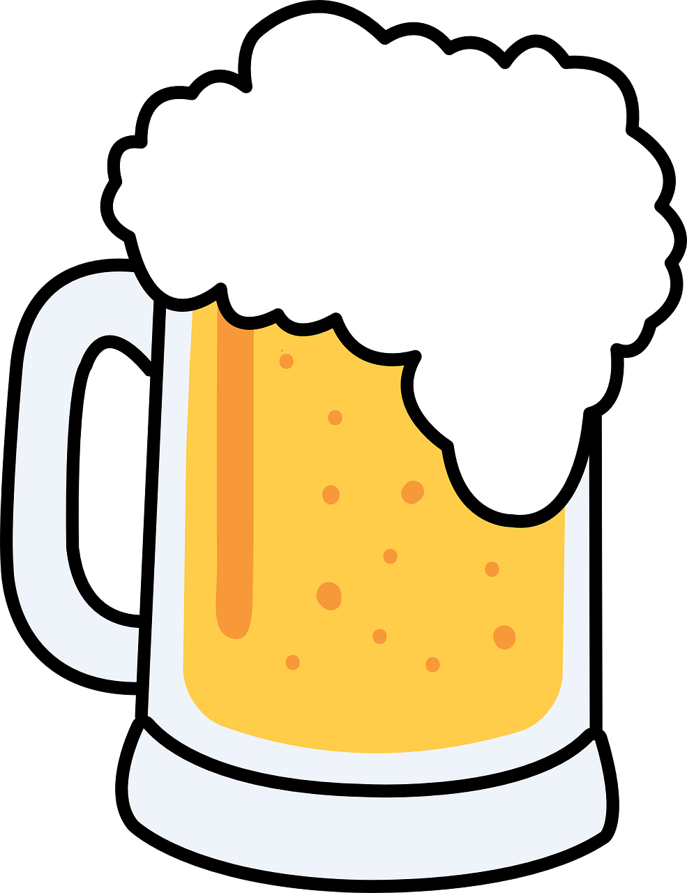 Free Cartoon Beer Mug Clip Art - Beer (985x1280)