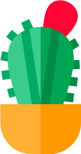 Cactus Free Icon - Emblem (512x512)