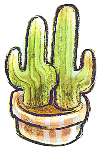 Cacti, Flowerpot Icon - Icon Cactus (512x512)
