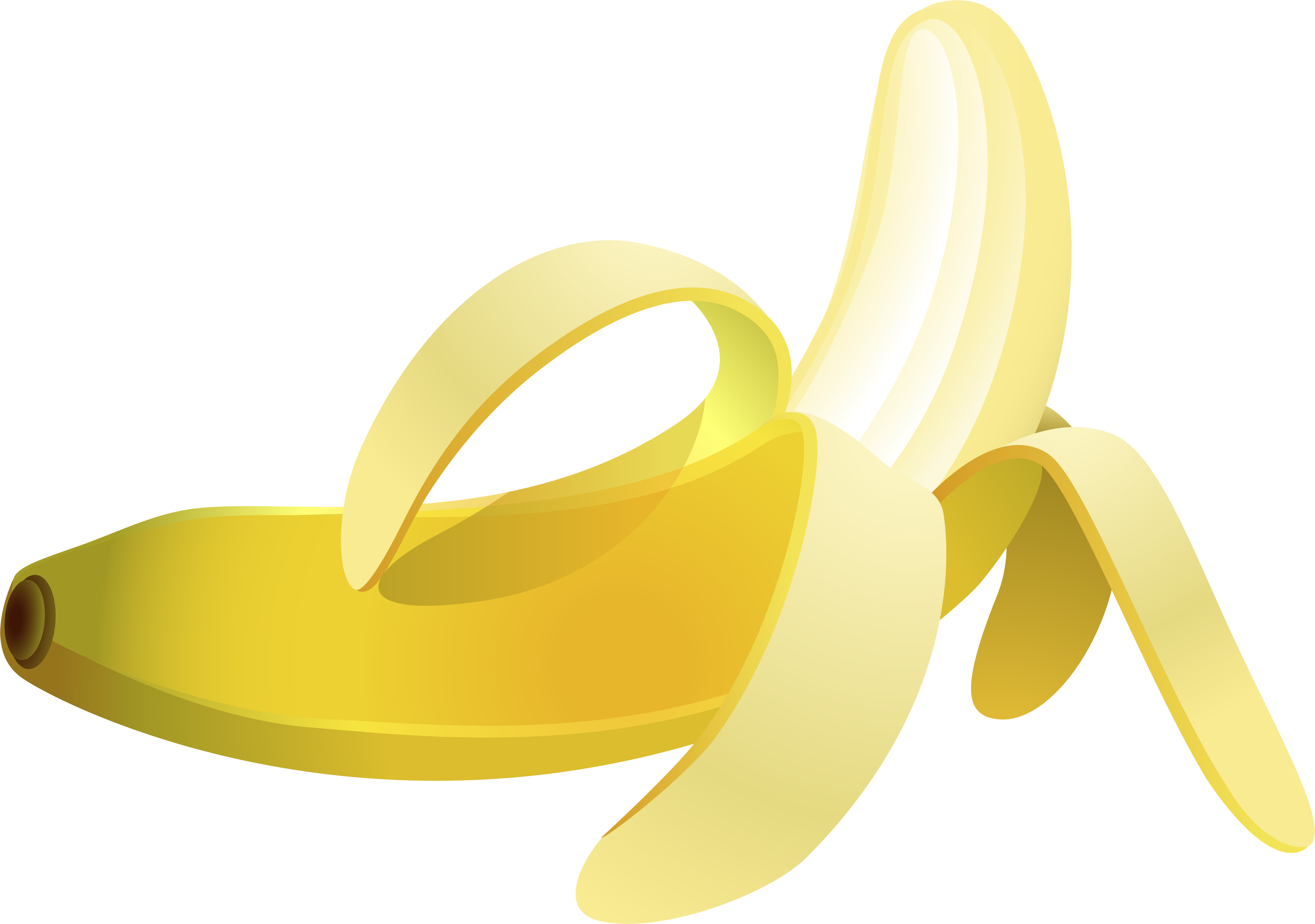 Banana Png Clip Art - Banana (8000x5620)
