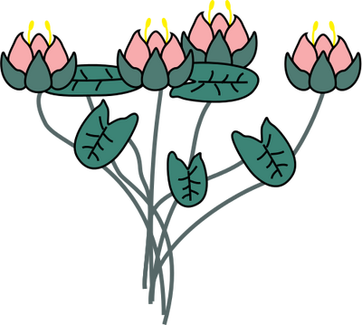 Water Lily Svg - Water Lily Svg (400x359)