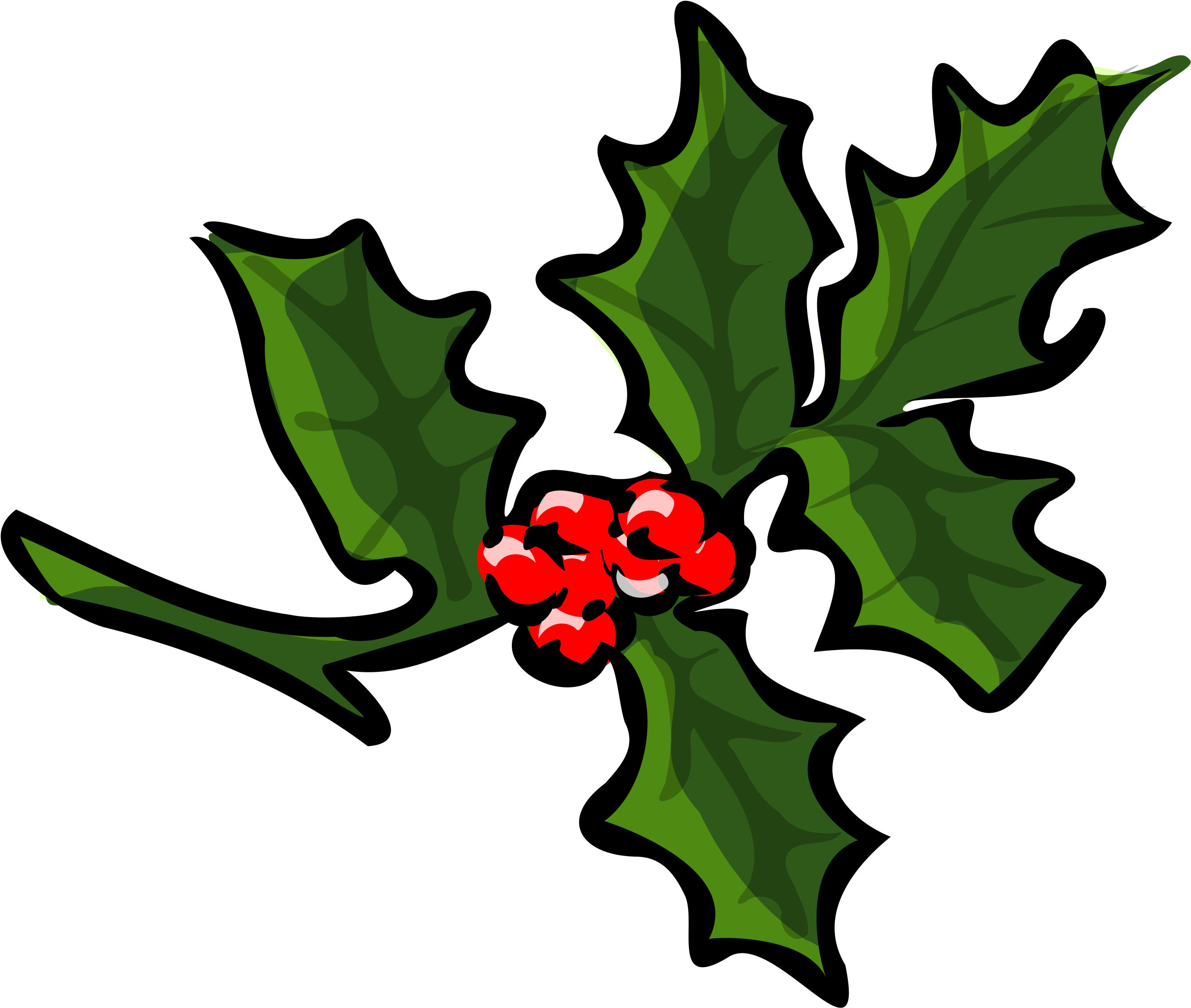 Get Notified Of Exclusive Freebies - Holly Branch Clip Art (862x750)