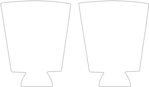 White Colored Background Kolorcoat™ Pint Glass Cooler - Lamp (500x500)