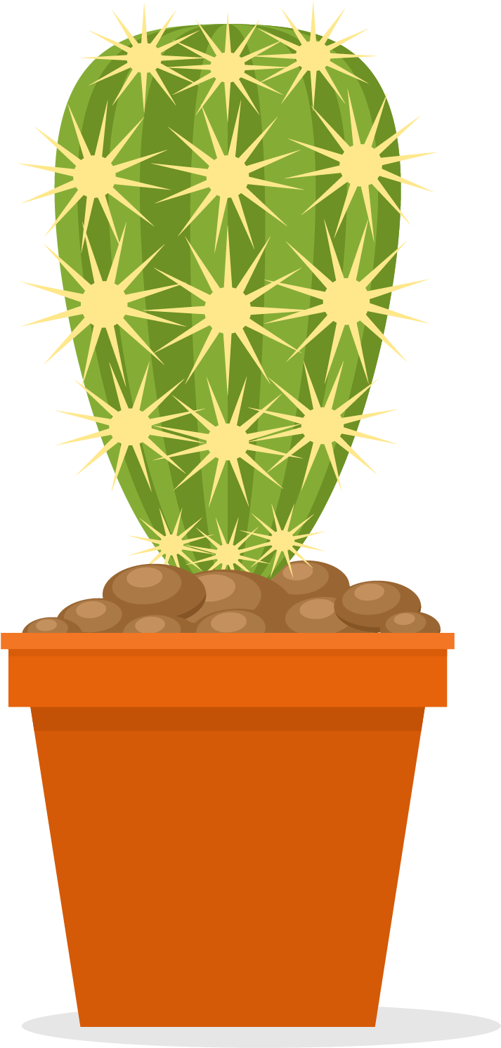 Cactaceae Flowerpot Euclidean Vector Plant - Cactus (1163x1824)