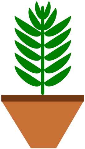 Planta En Maceta - Pot Plant Clip Art (500x500)