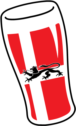 Denmark Flag Beer Glass Junior's Tank Top - Denmark Dragon Beer Glass Danish Pride Drinking Juniors (689x677)