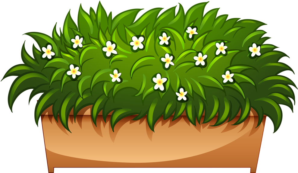 Flores En Maceta, Flores De Arte, Planificador Feliz, - Illustration (1024x629)