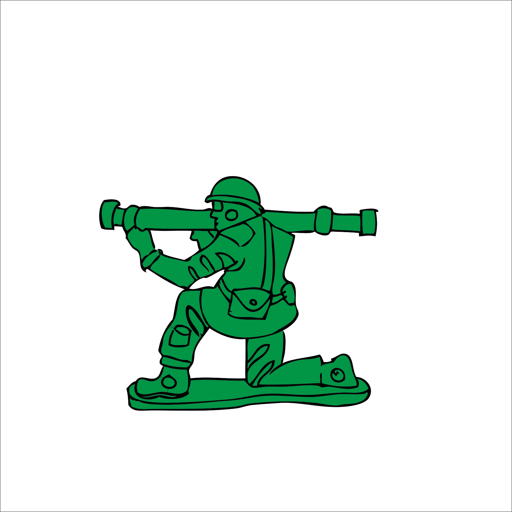 Cartoon Soldier Illustration - Cartoon Soldier Illustration (1773x1773)